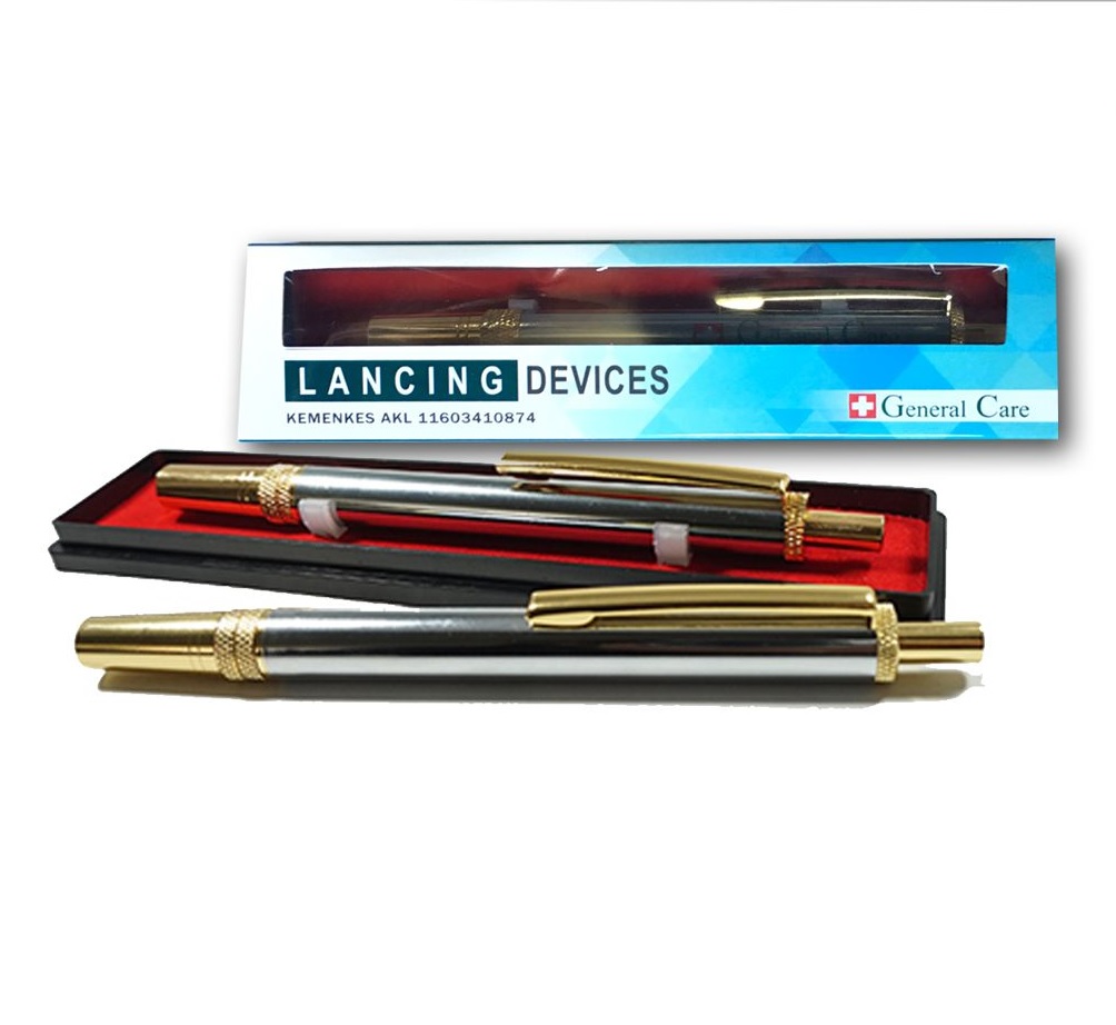 Lancing Device Stainless Steel General Care